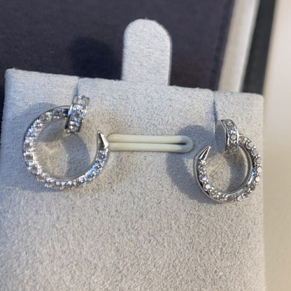 [Select]JUSTE EARRINGS SILVER DIAMONDS