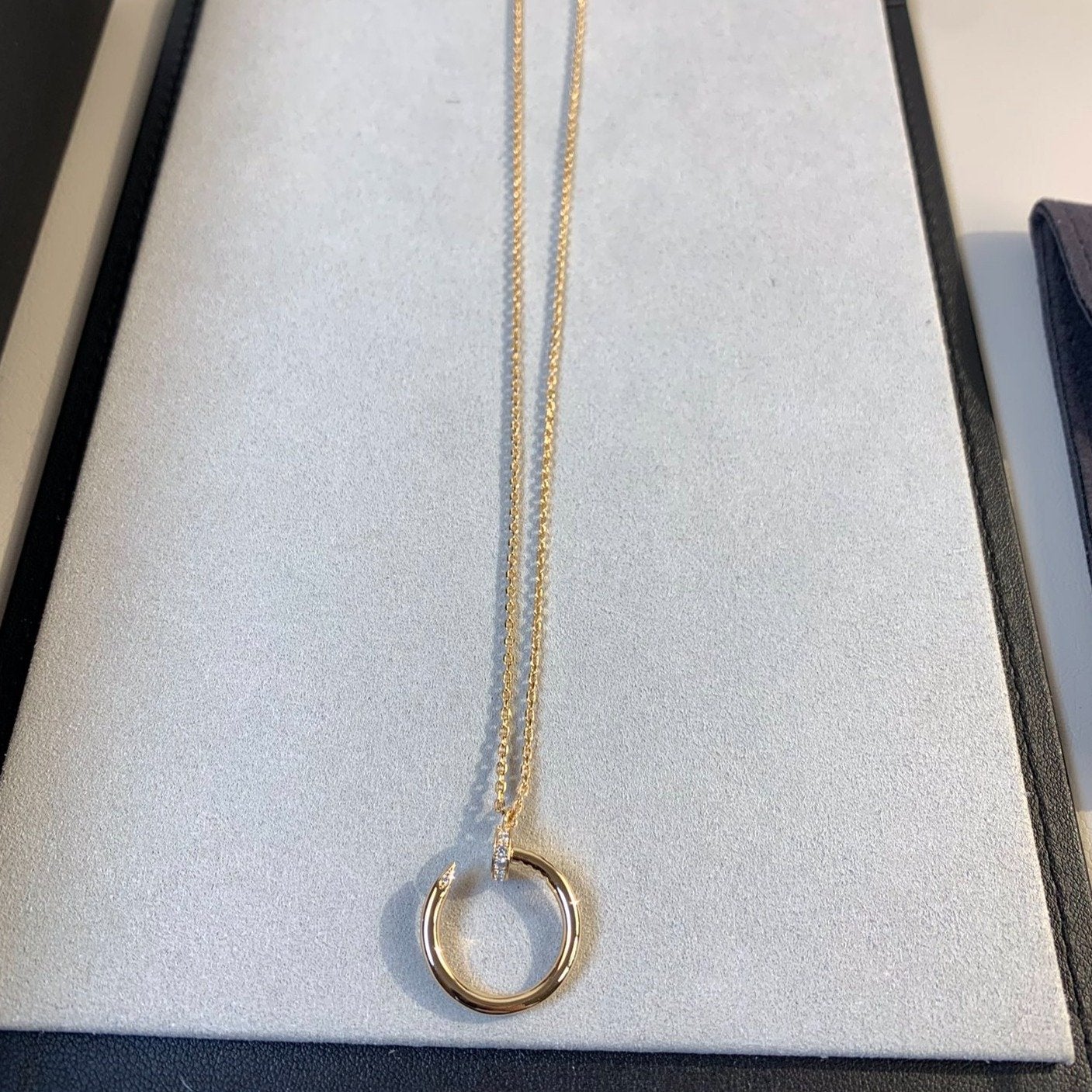 [Select]JUSTE NECKLACE PINK GOLD