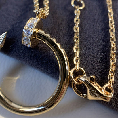 [Select]JUSTE NECKLACE PINK GOLD