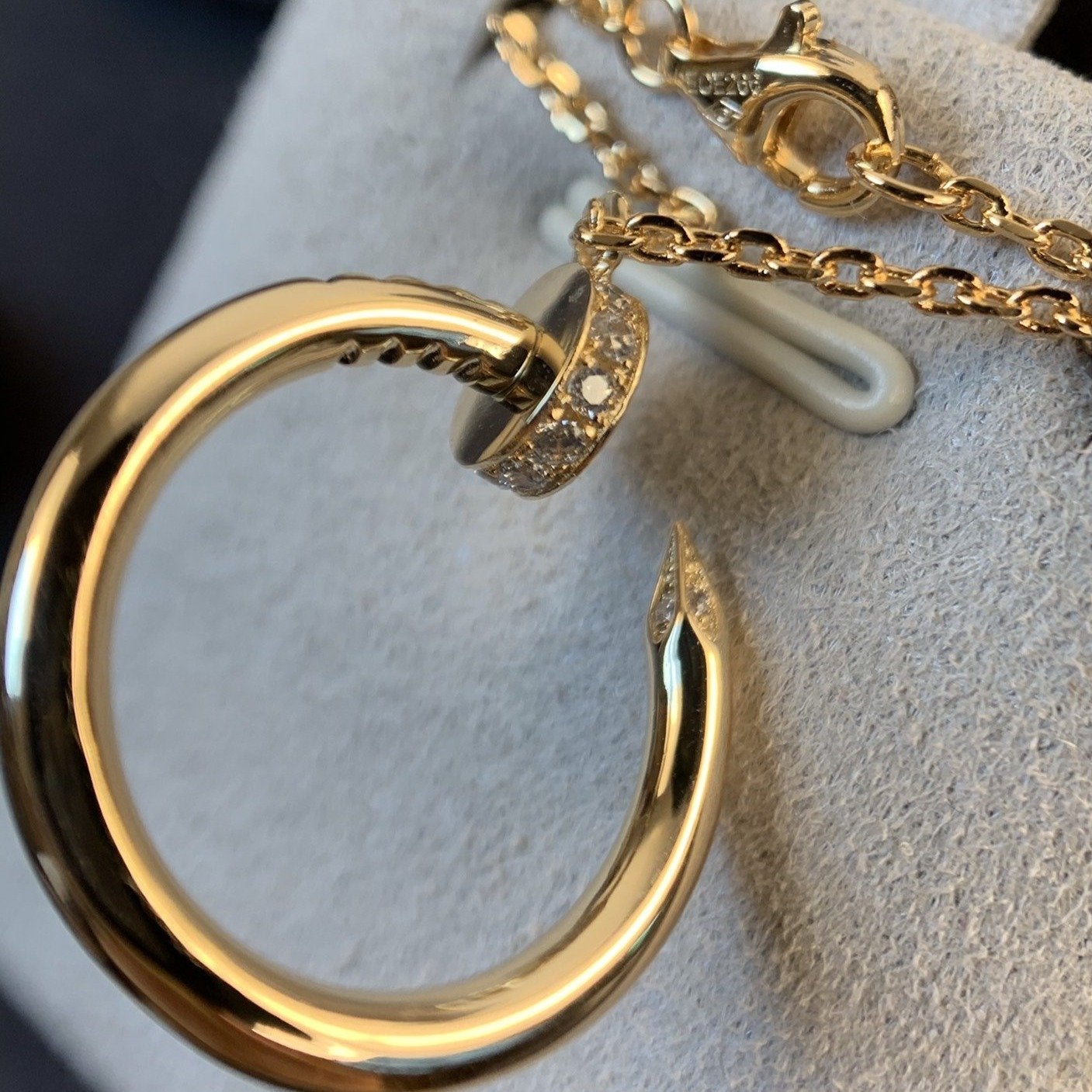 [Select]JUSTE NECKLACE PINK GOLD