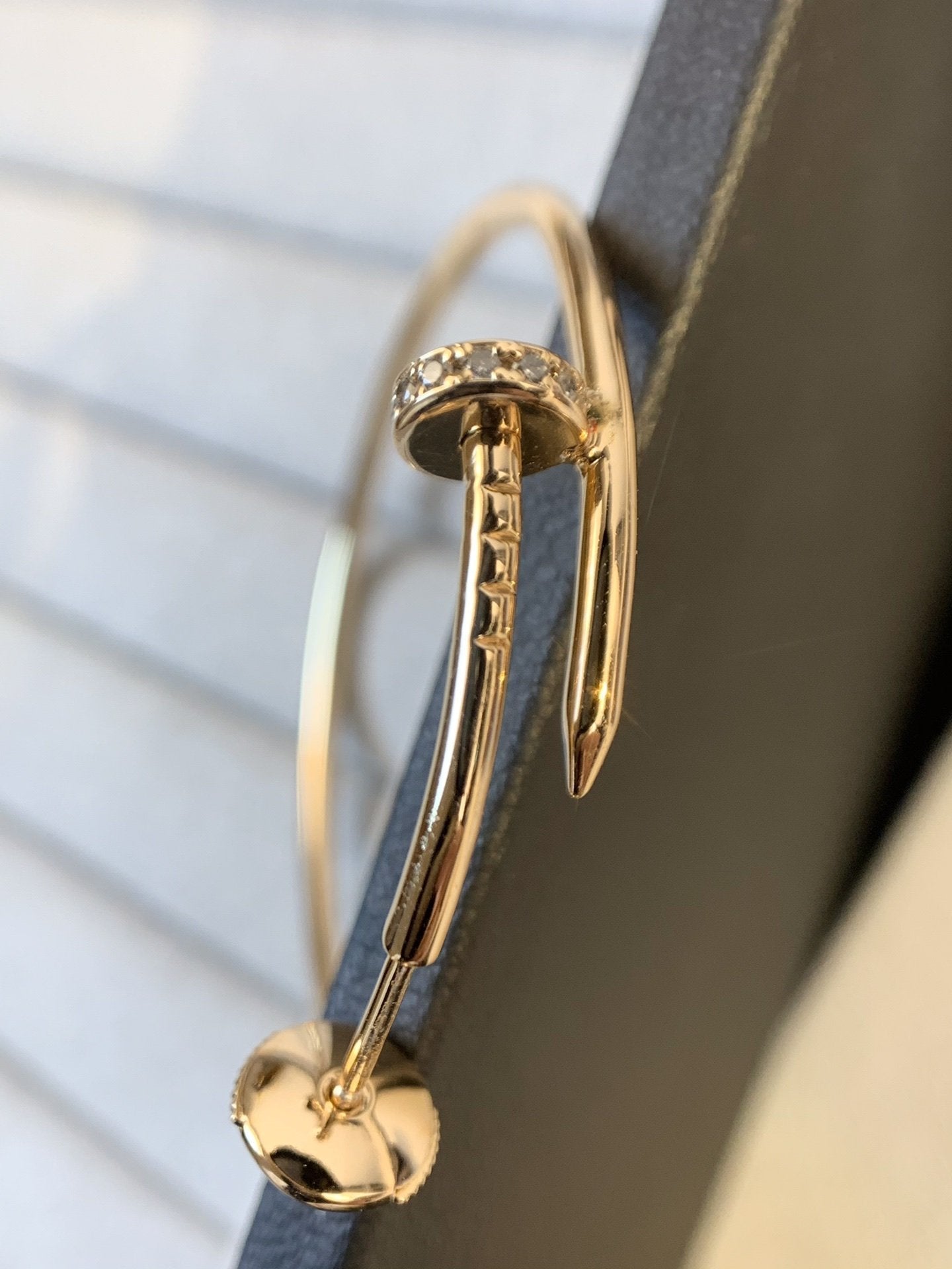 [Select]JUSTE EARRINGS GOLD DIAMONDS 1.8MM
