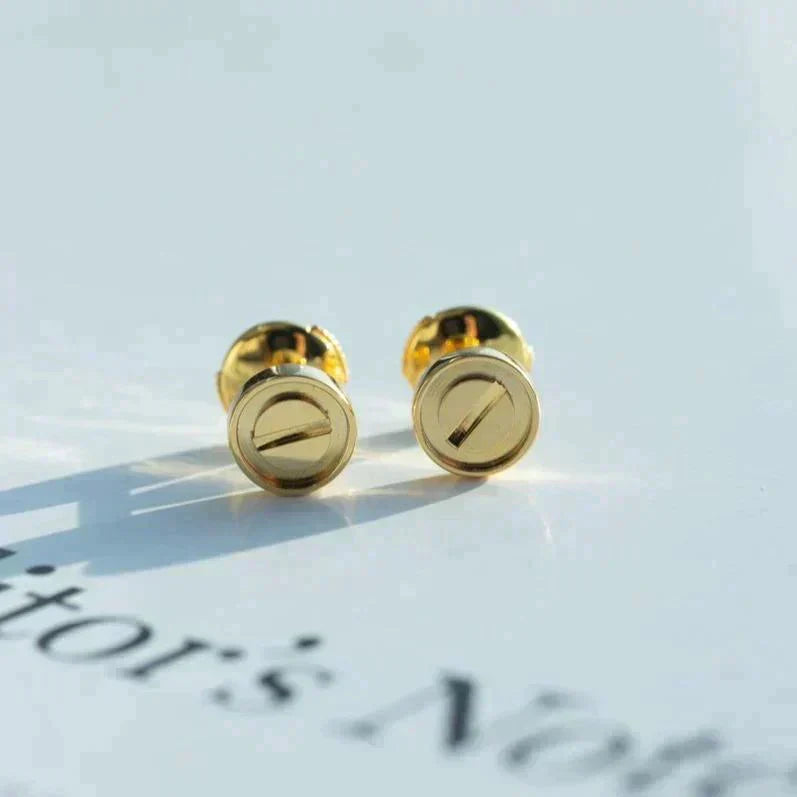 [Select]LOVE EARRINGS GOLD 10MM