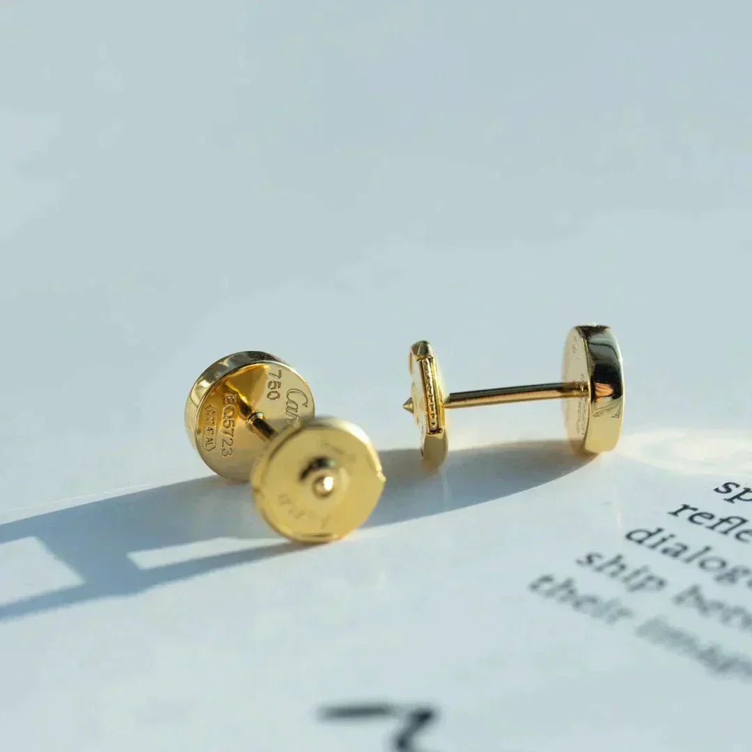 [Select]LOVE EARRINGS GOLD 10MM