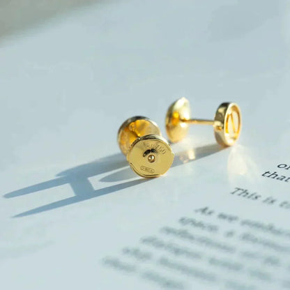 [Select]LOVE EARRINGS GOLD 10MM