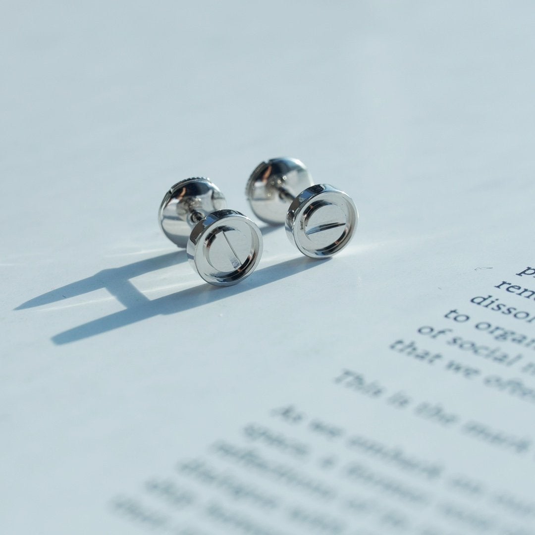[Select]LOVE EARRINGS SILVER 10MM