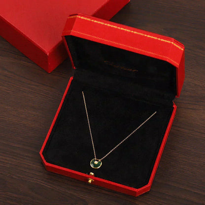 [Select]AMULETTE GOLD MALACHITE NECKLACE