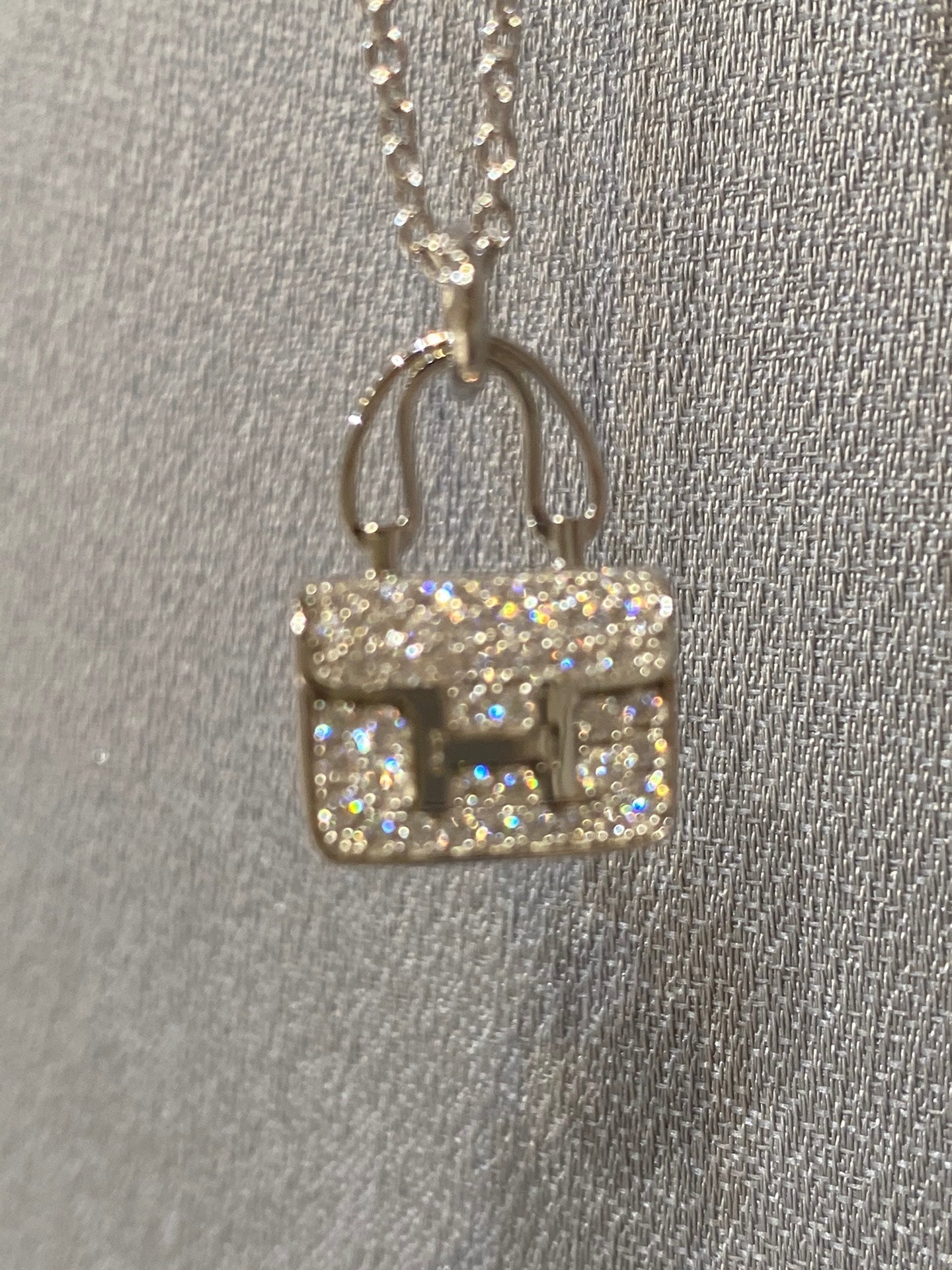[Select]CONSTANCE PEDANT DIAMOND NECKLACE