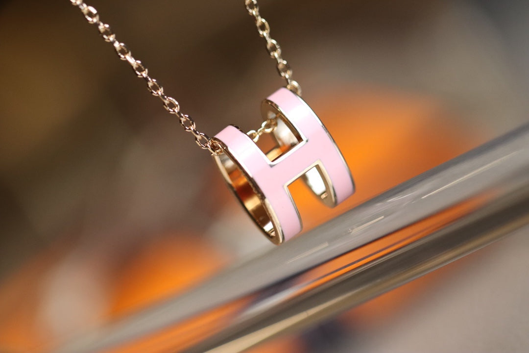 [Select]POP H PEDANT PINK GOLD