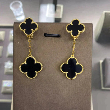 [Select]CLOVER 2 MOTIFS  EARRINGS (MULTIPLE CHOICESC