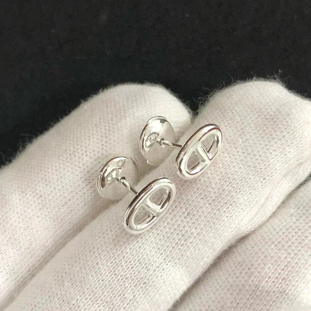 [Select]CHAINE SMALL EARRINGS GOLD AND SILVER
