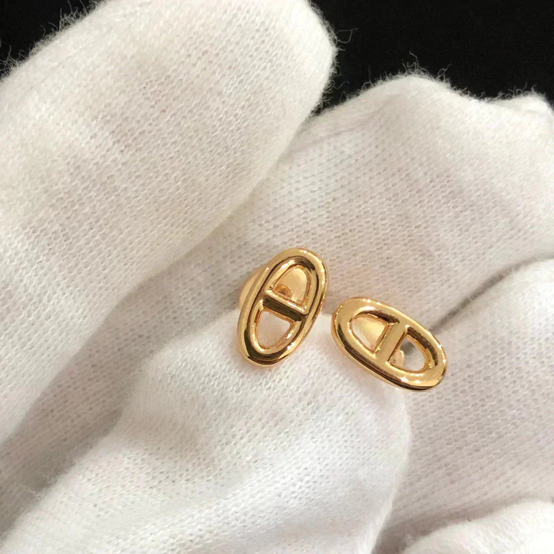[Select]CHAINE SMALL EARRINGS GOLD AND SILVER