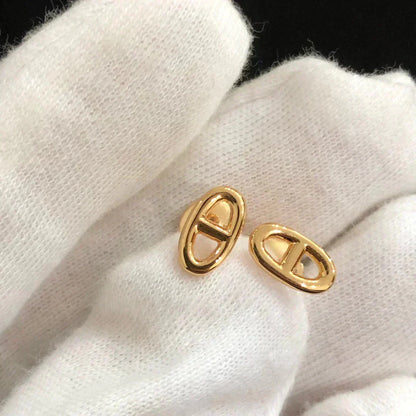 [Select]CHAINE SMALL EARRINGS GOLD AND SILVER