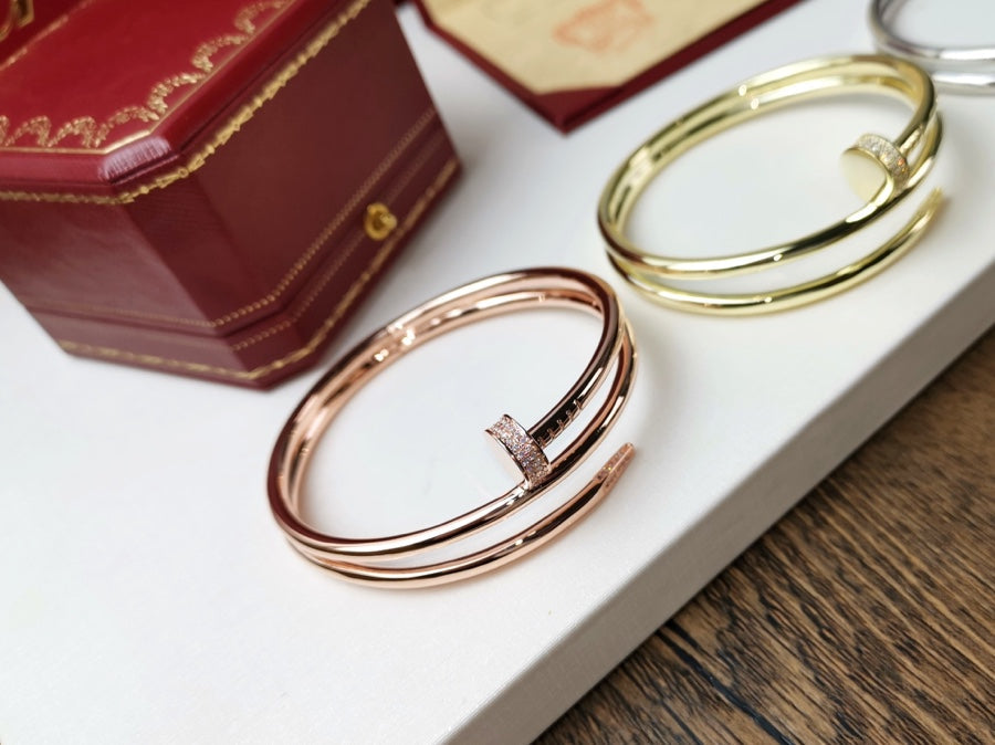 [Select]JUSTE BRACELET 3.5MM DOUBLE ROW DIAMOND