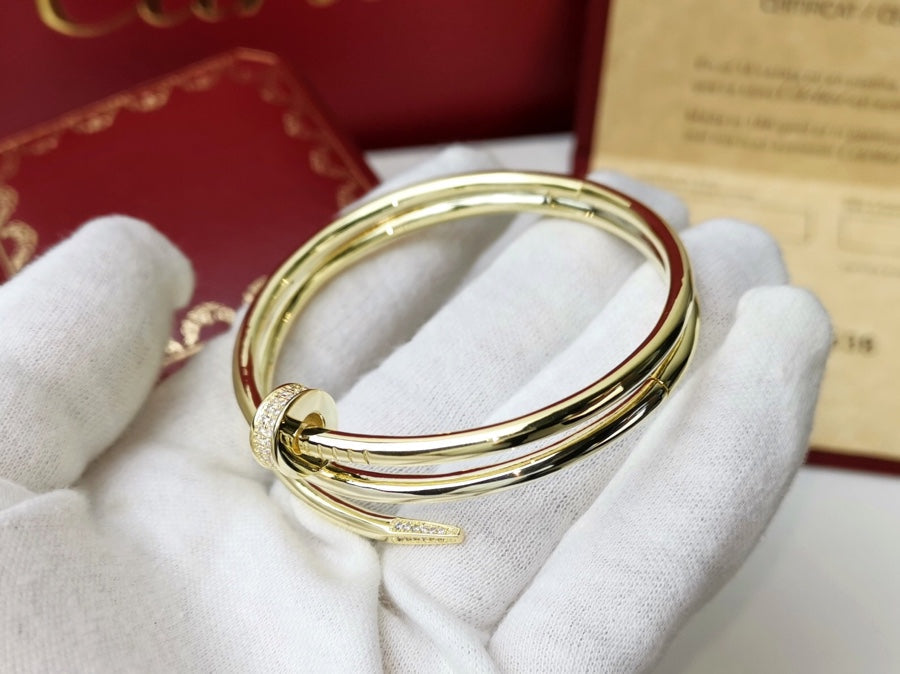[Select]JUSTE BRACELET 3.5MM DOUBLE ROW DIAMOND