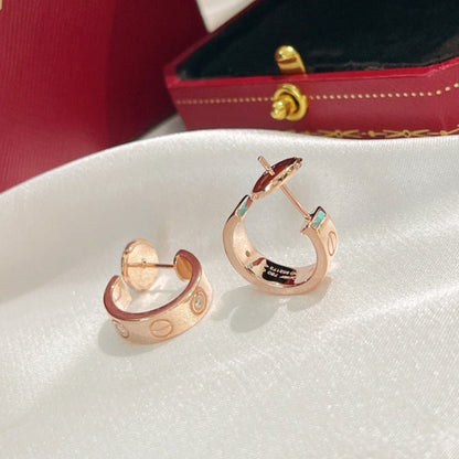 [Select]LOVE EARRINGS 5.7MM 2 DIAMONDS