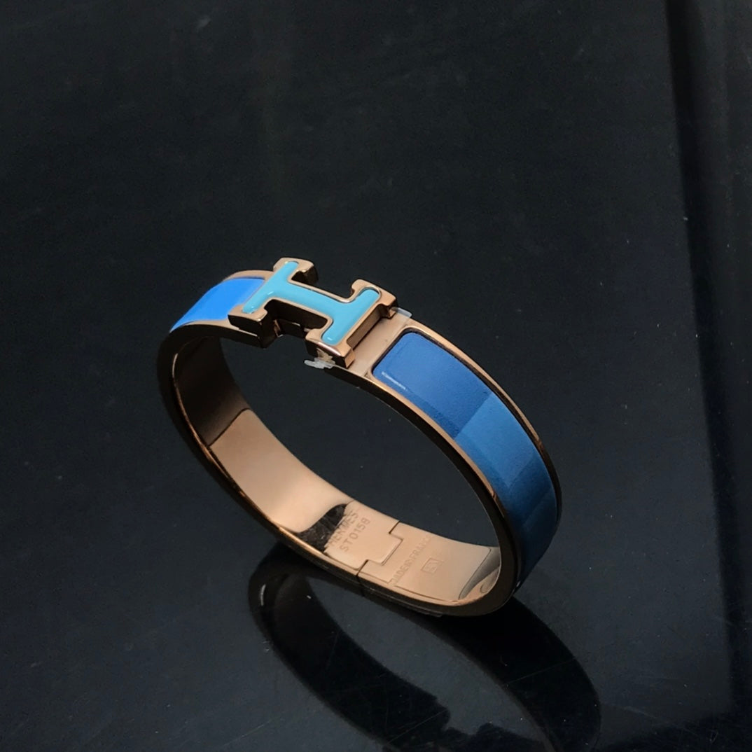 [Select]H BRACELET BLUE RAINBOW CERAMIC