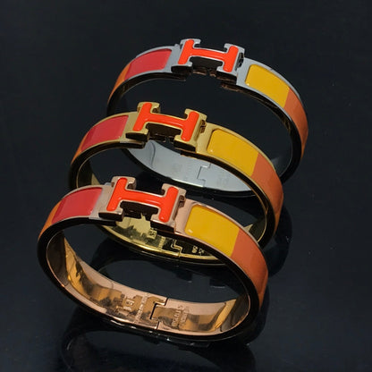 [Select]H BRACELET ORANGE RAINBOW CERAMIC