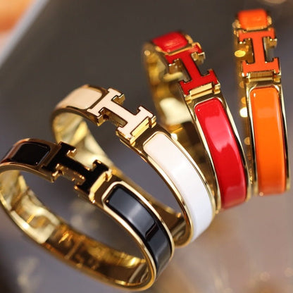 [Select]H BRACELET 12MM GOLD