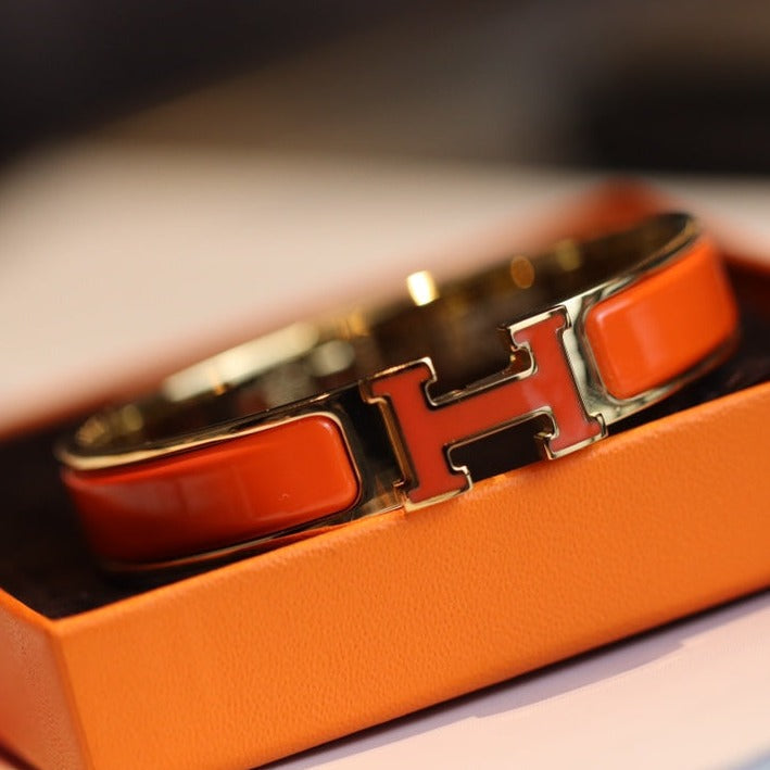 [Select]H BRACELET 12MM GOLD