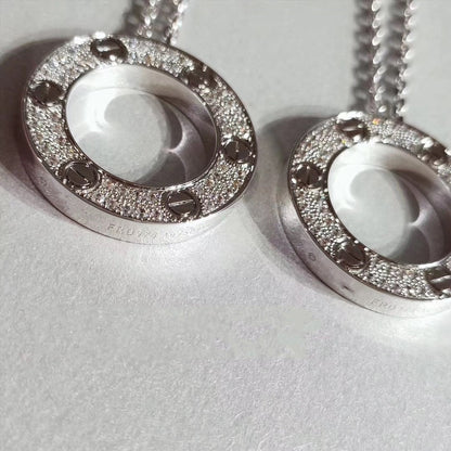 [Select]LOVE NECKLACE ADJUSTABLE SILVER
