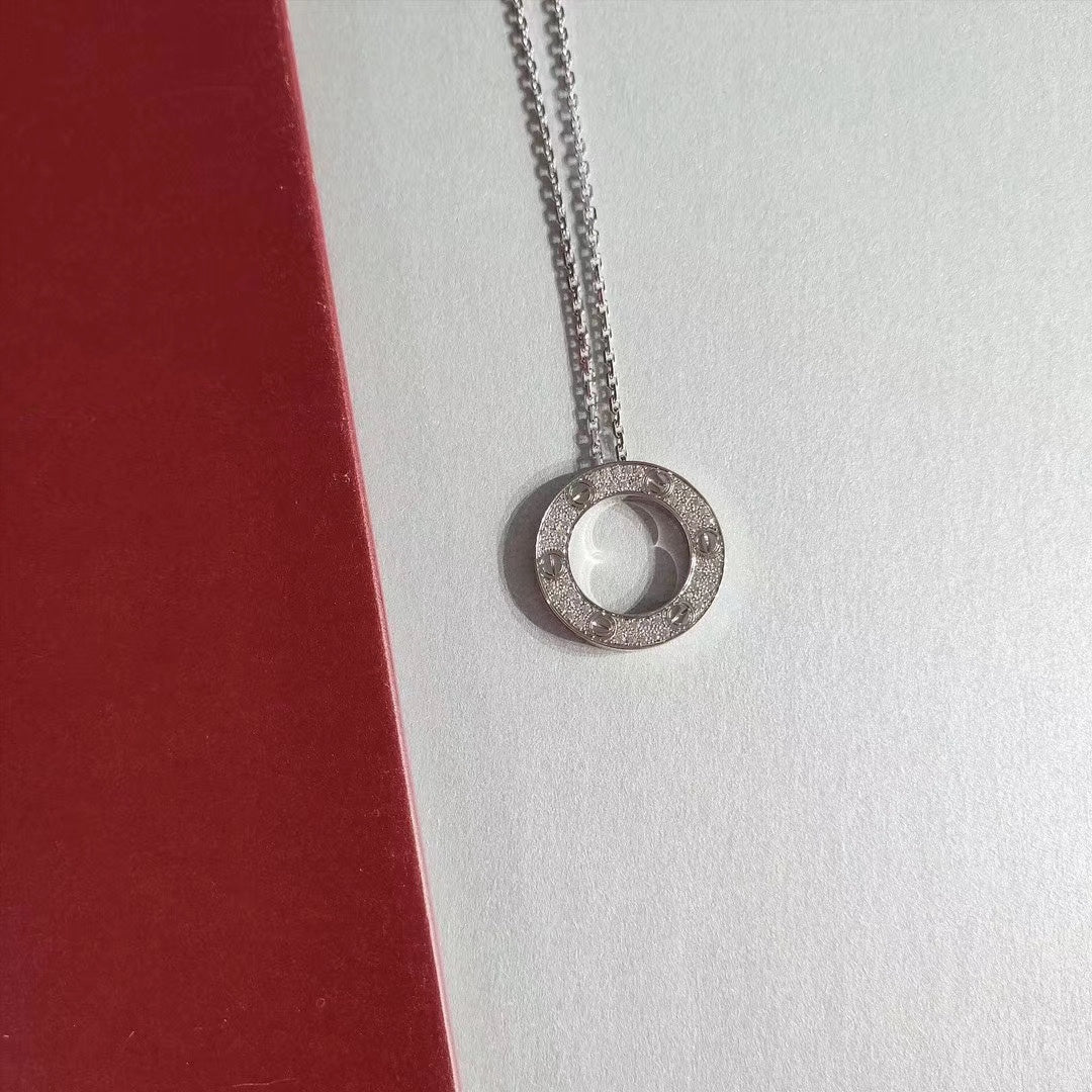 [Select]LOVE NECKLACE ADJUSTABLE SILVER