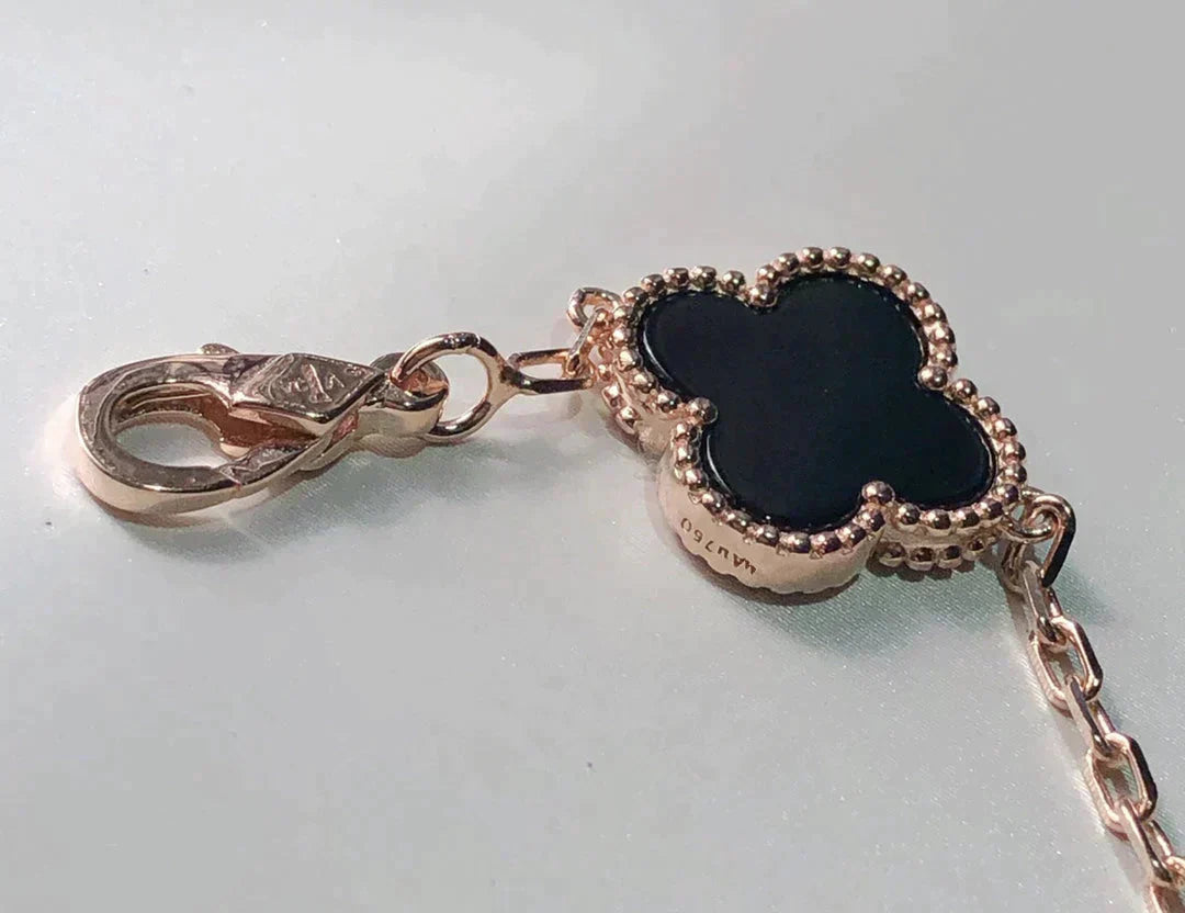 [Select]CLOVER 5 MOTIFS MULTICOLOR BRACELET