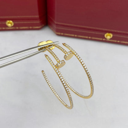 [Select]JUSTE EARRINGS FULL DIAMONDS 1.8MM