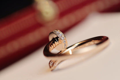 [Select]JUSTE RING 2.65MM PINK GOLD DIAMOND