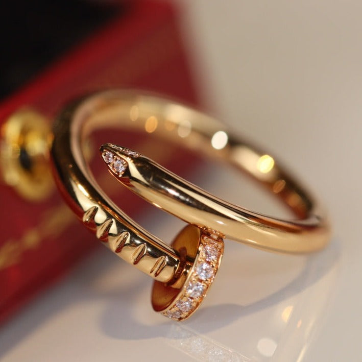 [Select]JUSTE RING 2.65MM GOLD DIAMOND