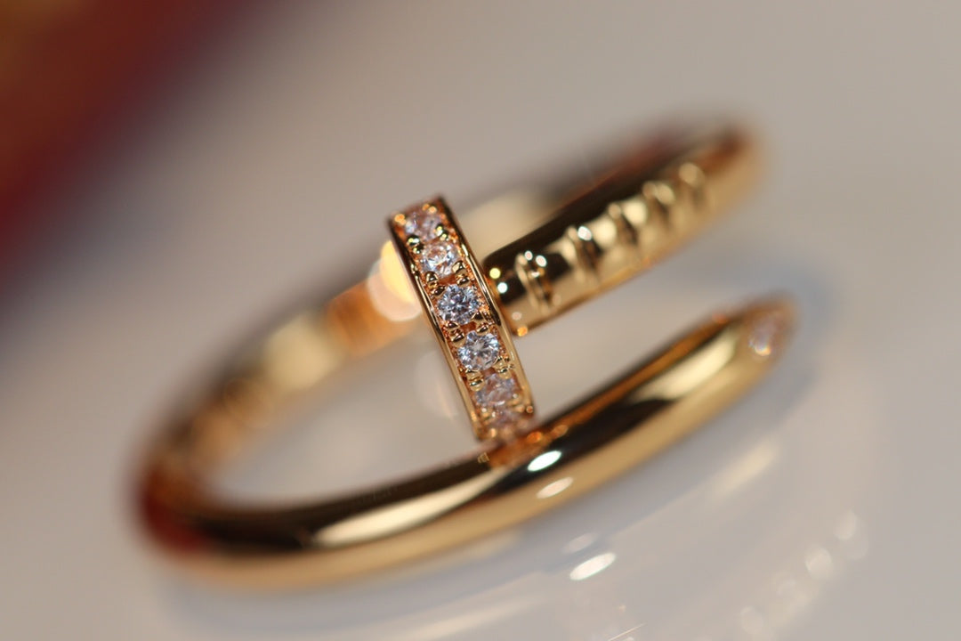 [Select]JUSTE RING 2.65MM GOLD DIAMOND