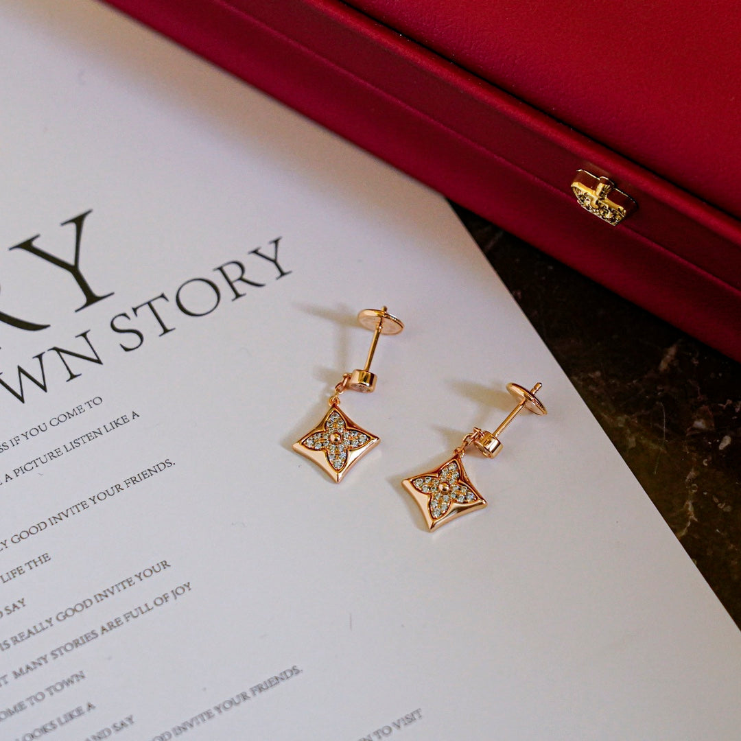 [Select]STAR DIAMONDS EARRINGS GOLD