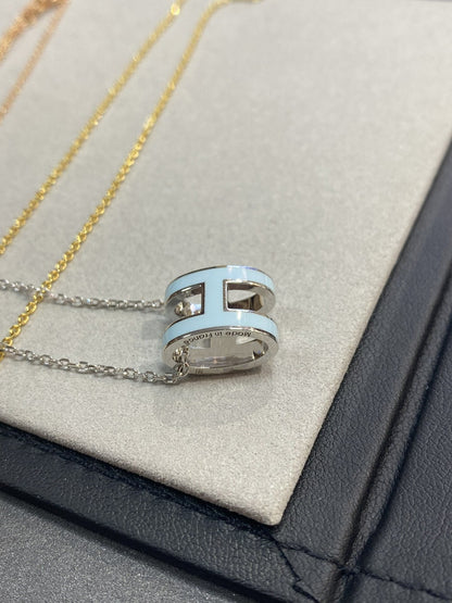 [Select]POP H LIGHT BLUE NECKLACE