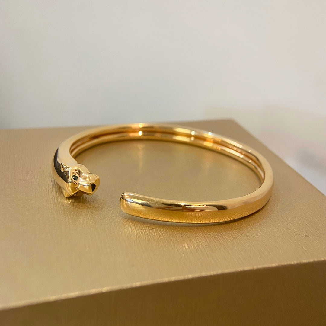 [Select]PANTHERE GOLD OPEN BRACELET