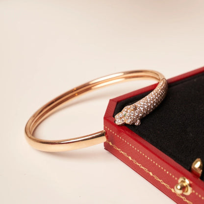[Select]PANTHERE Select GOLD DIAMOND OPEN BRACELET