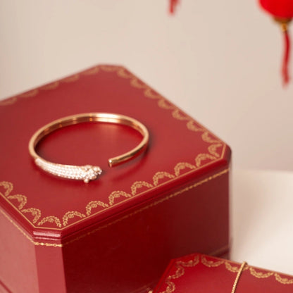 [Select]PANTHERE Select GOLD DIAMOND OPEN BRACELET