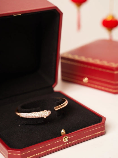 [Select]PANTHERE Select GOLD DIAMOND OPEN BRACELET