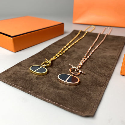 [Select]CHAINE VERSO BLACK CERAMIC NECKLACE