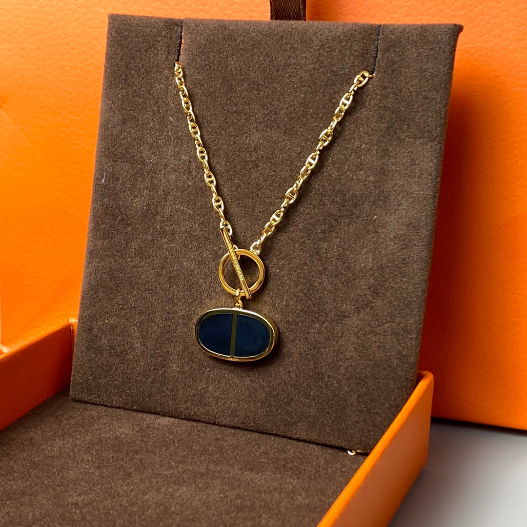 [Select]CHAINE VERSO BLACK CERAMIC NECKLACE