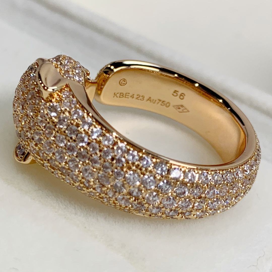 [Select]PANTHERE PINK GOLD DIAMOND RING