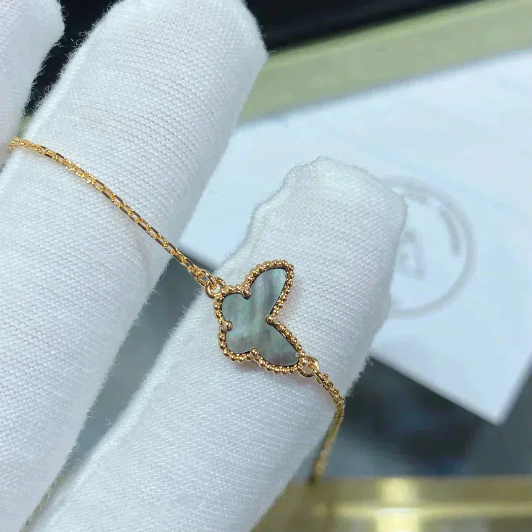 [Select]BUTTERFLY DARK MOP BUTTERFLY BRACELET
