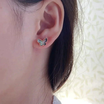 [Select]BUTTERFLY DARK MOP  EARRINGS