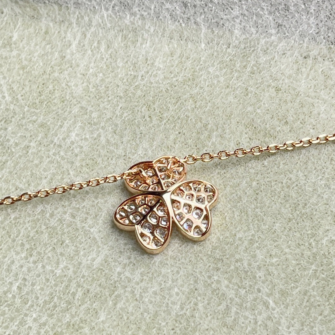 [Select]FLOWER DIAMOND NECKLACE