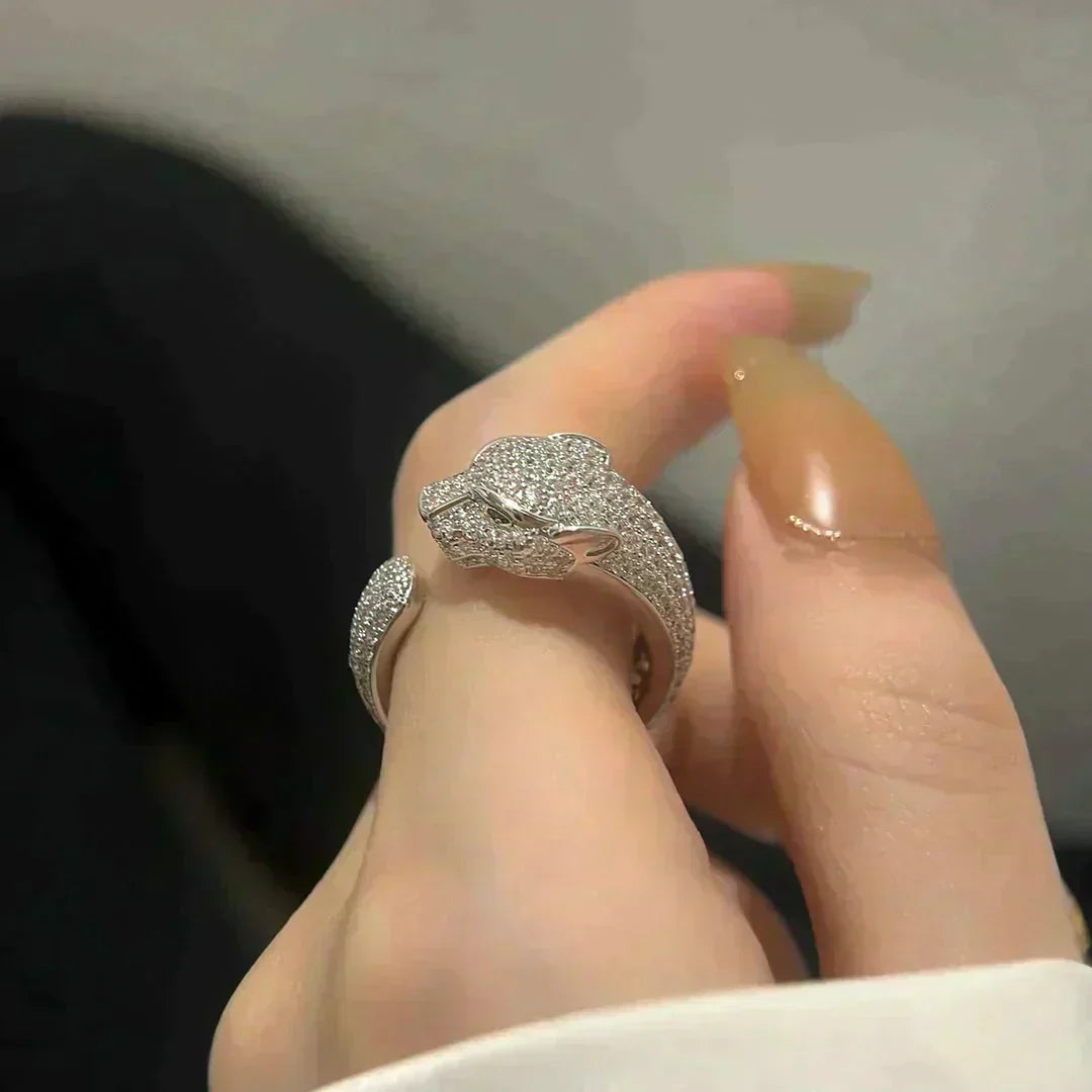 [Select]PANTHERE 5.5MM ALL DIAMOND RING