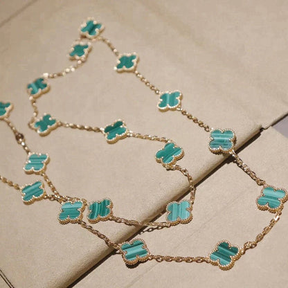 [Select]CLOVER 20 MOTIFS MALACHITE GOLD