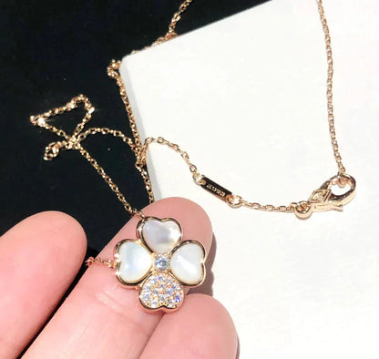 [Select]CLOVER MOP DIAMOND Select GOLD NECKLACE