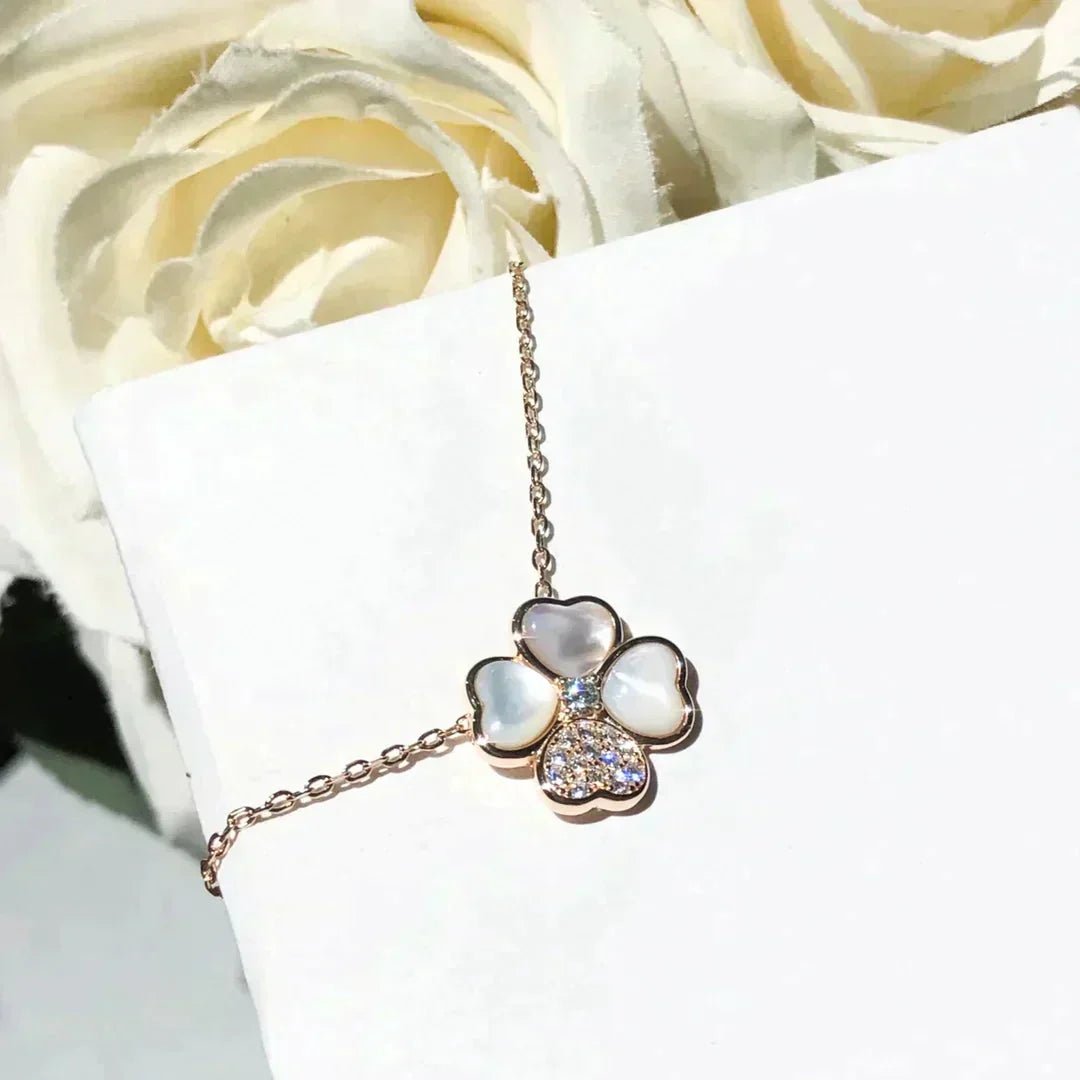 [Select]CLOVER MOP DIAMOND Select GOLD NECKLACE