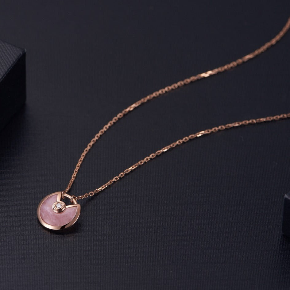 [Select]AMULETTE Select GOLD PINK MOP NECKLACE