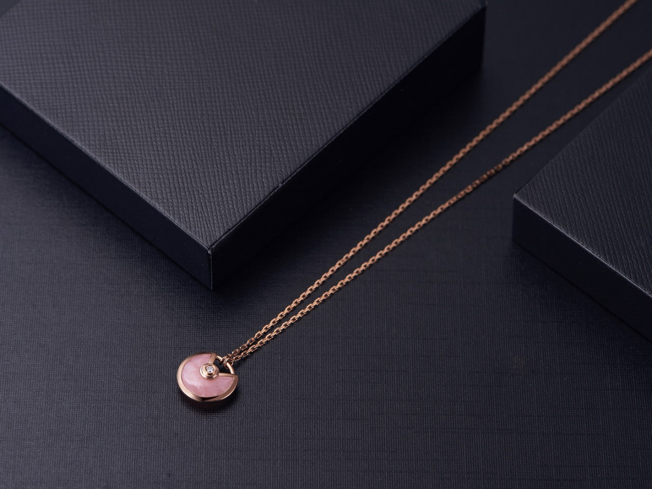 [Select]AMULETTE Select GOLD PINK MOP NECKLACE