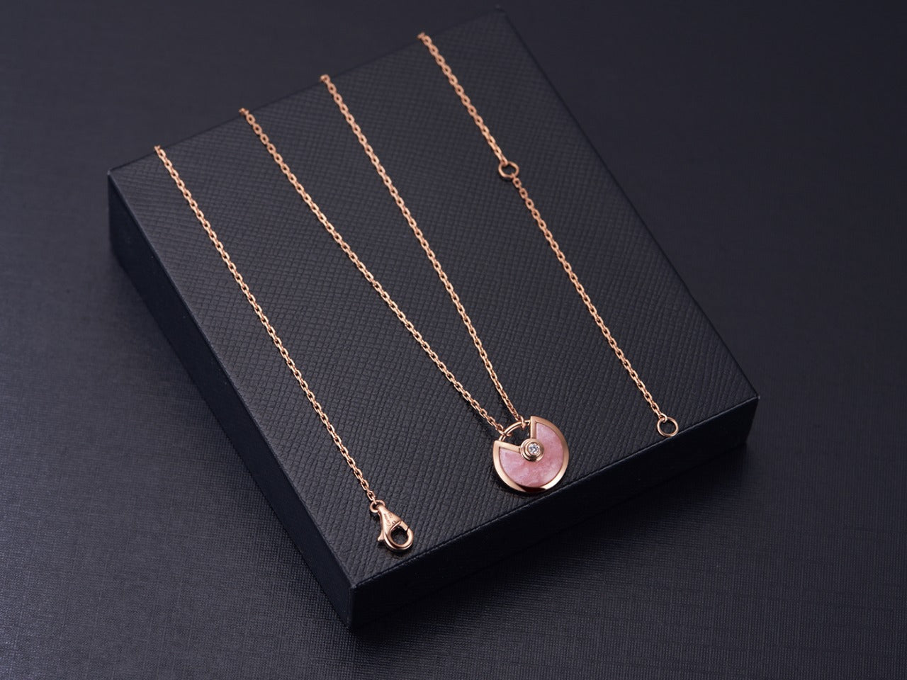 [Select]AMULETTE Select GOLD PINK MOP NECKLACE