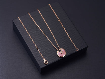 [Select]AMULETTE Select GOLD PINK MOP NECKLACE